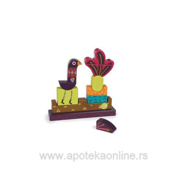 OOPS IGRAČKA DRVENA SLAGALICA PAUN